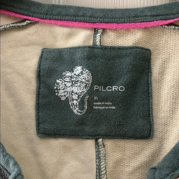 Anthropologie patchwork sweatshirt sz XL - Picture 3 of 7